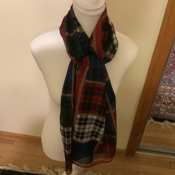 Two Oblong Scarves in Fall Colors - Picture 11 of 13